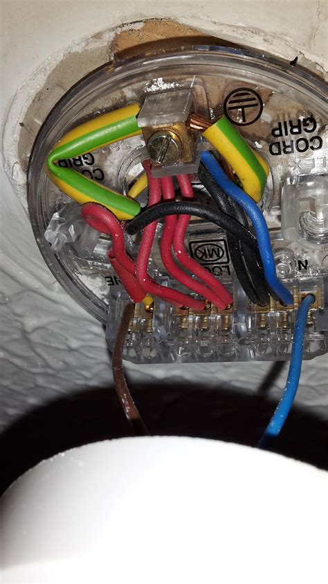 ceiling rose junction box wiring|changing a ceiling rose fitting.